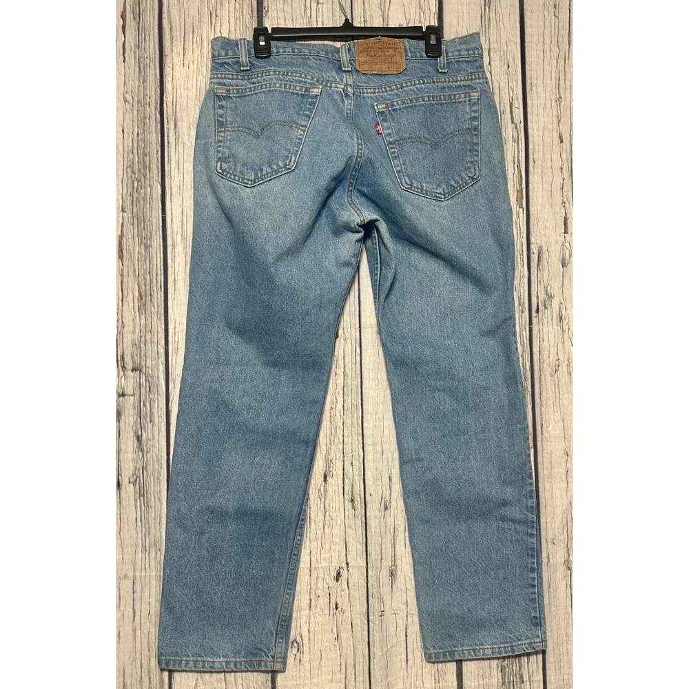 Vtg Levi's 506 0213 Men's Size 36x30 Straight Leg Red Tab Blue Denim Made in USA